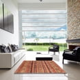 thumbnail image 7 of Ahgly Company Machine Washable Indoor Rectangle Abstract Bronze Brown Area Rugs, 8' x 10', 7 of 7