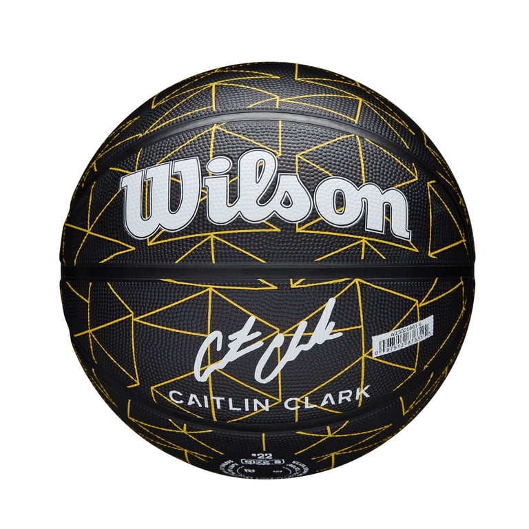 Wilson Caitlin Clark Repetition Outdoor Basketball - Black/Yellow