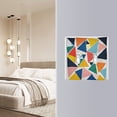 thumbnail image 4 of Yayeee Toggle Light Switch Wall Plate 2-Gang 4.56"x4.48" Decorative Outlet Cover, Red Triangles, 4 of 7