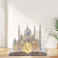 thumbnail image 4 of Decoración acrílica para Ramadán, soporte de escritorio plano 2D para coleccionar obras de arte con base estilo F, 4 of 8