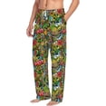 thumbnail image 6 of Susaid Hawaiian Culture Symbols 1 Print Mens Pajama Pants Set Sleep & Lounge Pants, PJ Bottoms with Pockets and Button Fly-XX-Large, 6 of 6