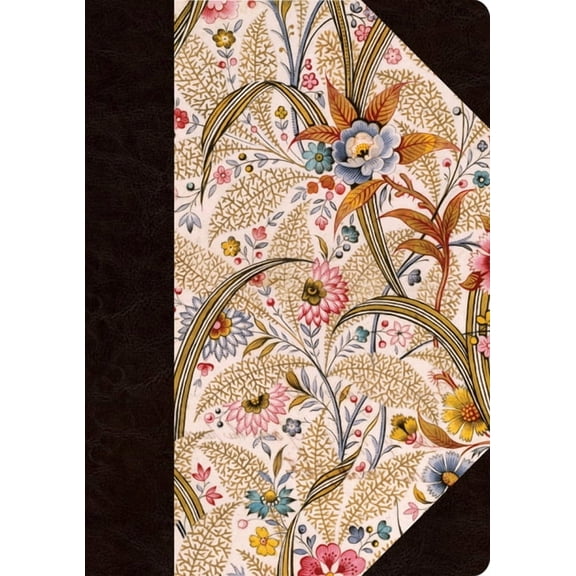 ESV Single Column Journaling Bible, Large Print (Summer Garden) (Large Print) (Hardcover)