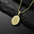 thumbnail image 2 of Religious St.Jude Saint Joseph Protect Us Virgin Mary Medallion 14K Yellow Gold Pendant Necklace For Men Women Catholic Jewelry, 2 of 5