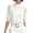 White, variant on Womens Blouses Casual Tops Mock Neck Puff Sleeve Shirts Business Work Summer Outfits Lightweight Soft Daily Wear Fashion Tops by Yigetop Black L