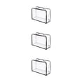 thumbnail image 4 of Cateissary Bolsa de almacenamiento Armario transparente Cajas a prueba de polvo Pantalla Funda protectora impermeable Organizador Cubierta de ropa Type1 NO1, 4 of 6