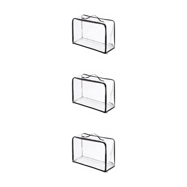 Moyic Bolsa de almacenamiento Cajas transparentes a prueba de polvo Funda protectora impermeable Bolsas Organizador Cubierta colgante a Type1 NO1