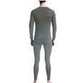 thumbnail image 3 of Dovford Men's Thermal Underwear Set, Soft Fleece Lined Long Johns, Winter Warm Base Layer Top & Bottom 2025, 3 of 4