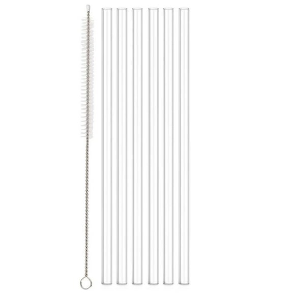 6Pcs Travel Tumbler Replacement Straw Water Bottle Straight Fit for B9