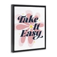 thumbnail image 3 of Stupell Industries Eclectic Groovy Take It Easy Black Floating Frame Canvas Art, 17 x 21, by Ahmed Sameh Hussein, 3 of 8