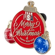 Team USA Merry Christmas Pin