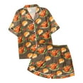 thumbnail image 5 of Lounge Sets for Women – Relaxed Pajama Sets for Easy Morning Routines or Lazy Days Ladies' Thanksgiving Turkey Print Pajama Shorts Set 2024, 5 of 5