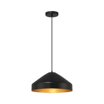 Access Lighting 1 Light Pendant in Matte Black Color