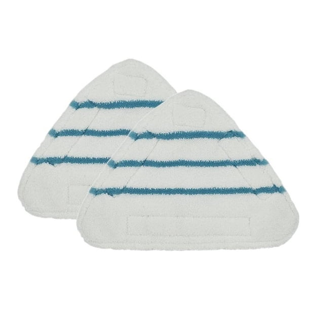 Almohadillas Repuesto para Mopa una Vapor 2 Piezas PañO Lavable Triangular Almohadillas para Mopa una Vapor de Microfibra Almohadilla para Cabeza de Mopa Reemplazo Mopa una Vapor