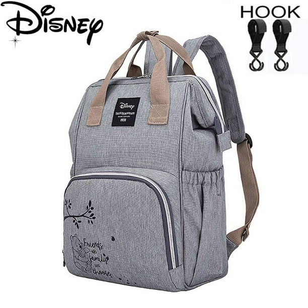 Disney Diaper Bag Large Capacity Nappy Bag For Stroller Maternity Backpack For Mom Mickey Mouse Bag Travel Backpack Free Hook Gao Jinjia LED Walmart en linea