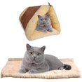 thumbnail image 1 of Manta autocalentable para gatos y perros, tamaño: 90 x 59 cm, innovadora y ecológica manta térmica, 2 en 1 manta y cama para gatos, cama grande para mascotas, 1 of 7