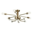 thumbnail image 2 of 52602CPZ Kichler Lighting Ocala - 6 Light Flush Mount-12.5 Inches Tall and 24.25 Inches Wide-Champagne Bronze Finish, 2 of 9