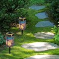 thumbnail image 4 of COEQINE Cross Solar Lights Cemetery Solar Lights for Grave Solar Candle Solar Lantern Light Walkway Lights Waterproof Landscape Lighting for Loss of Loved One, Deer Cross Galaxy Star, 4 of 7