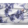 thumbnail image 1 of Soimoi Purple Cotton Voile Fabric Rays Tie-Dye Decor Fabric Printed Yard 56 Inch Wide, 1 of 3