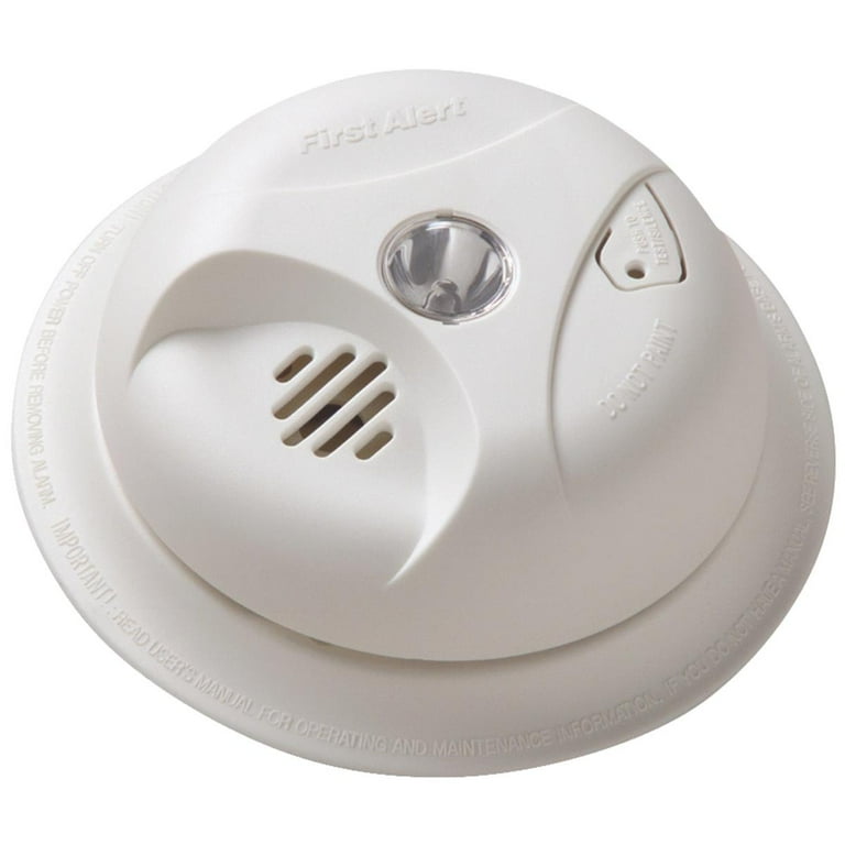 First Alert Battery Operated Smoke Alarm With Escape Light