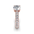 thumbnail image 3 of SuperJeweler 1 1/2 Carat Classic Lab Grown Diamond Engagement Ring In 14K Rose Gold For Women, 3 of 5