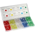 thumbnail image 1 of DiCUNO 450pcs(5 Colors x 90pcs) 5mm Light Emitting Diode Round Assorted Color White/Red/Yellow/Green/Blue Kit Box, 1 of 5