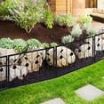 thumbnail image 7 of Wildbreak Garden Fences, 23.6 in x 23.6 inch, Rustproof Metal,  4 Pack, Black, 7 of 7