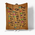 thumbnail image 6 of Washranp Alphabet Print Blankets,Soft Warm Cozy Air Conditioner Throw Blanket  for Couch Bed Sofa Car, 6 of 6