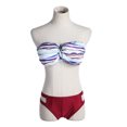 thumbnail image 4 of Traje De Baño De Dos Piezas Mujeres Niñas Bikini A Rayas Sexy Traje De Baño Traje-128488.02 Tmvgtek Mujer, 4 of 7