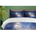 thumbnail image 4 of Ambesonne Galaxy Duvet Cover Sets, Immense Space Hole View, 2-King, Navy Blue, 4 of 7