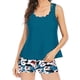 thumbnail image 1 of Traje de baño de 2 piezas para mujer, trajes de baño para mujer, conjunto de bikini de moda para mujer, traje de baño de dos piezas relleno sólido, ropa de playa para mujer, 1 of 7