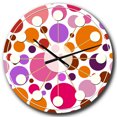 thumbnail image 1 of Designart 'Abstract Geometric Circular Retro Ii Mid-Century Modern Wall Clock, 1 of 4