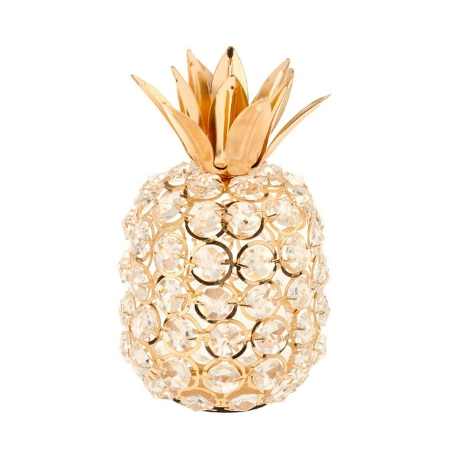 Decoración para el hogar de hecha a mano de adorno de piña de SM SunniMix figura de fruta de cristal