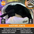thumbnail image 5 of K&H Pet Products Thermo-Snuggle Cup Bomber - Indoor Heated Cat Bed Gray 14 X 18 Inches, 5 of 13