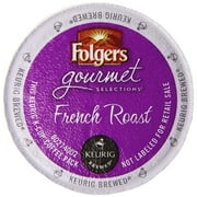 Folgers Gourmet Selections French Roast Coffee K-Cups, 12 CT (Pack of 6)