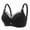 Black, variant on Sngxgn Women's No Side Effects Underarm and Back-Smoothing Comfort Wireless Lightly Lined T-Shirt Bra(C,XL)