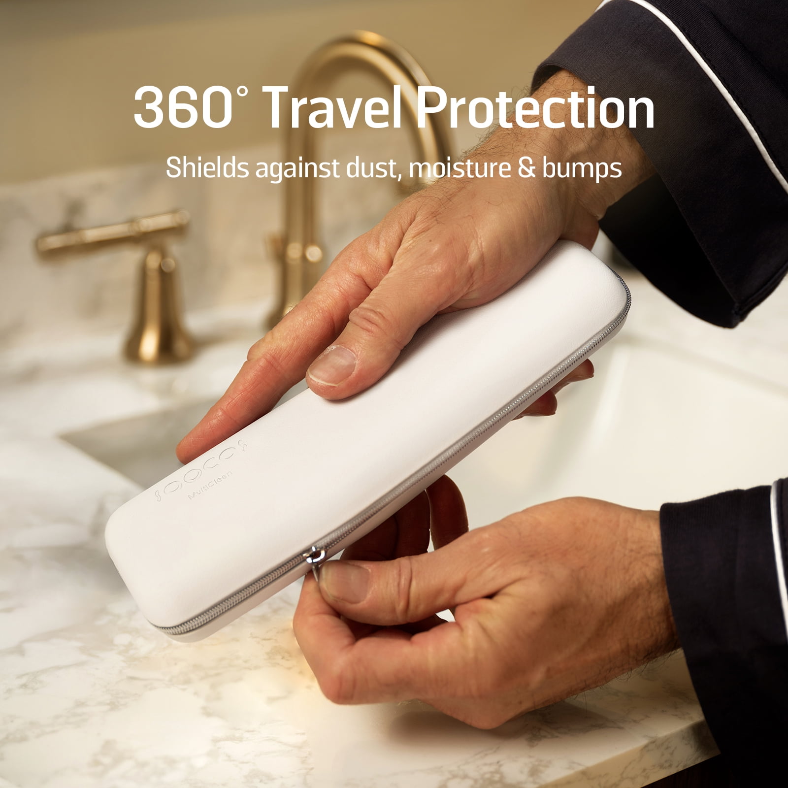 Soocas NEOS II Electric Toothbrush Travel Case(New Version), Compatible with both NEOS II and NEOS II Ultra, White
