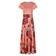 thumbnail image 1 of Jumpingount Maxi vestido de manga corta con cuello y estampado de lunares para mujer Vestidos Rosado XXL Jumpingount AP002202-10, 1 of 6