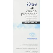 Dove Clncl PRTCT Clnorigi Taille 1.7z Dove Protection clinique original Clean Antiperspirant Déodorant