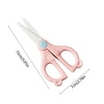 thumbnail image 3 of Food Scissors, Protective Ceramic Blades, Comfortable Handle, Toddler Meal Cutter, Vegetables Snacks Noodles Food Preparation, Compact Portable, Easy To Clean, 3 of 6