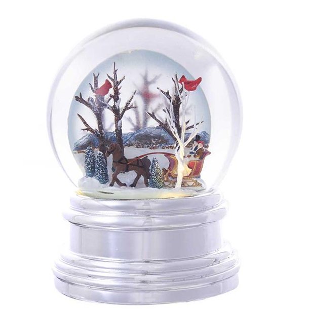 Kurt Adler 100MM BatteryOperated Lighted Water Globe