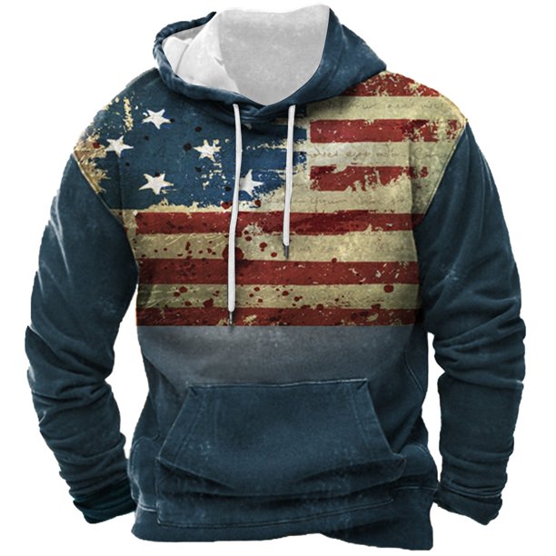 Men's Print Plush Warm Coat Fleece Sweater Casual Coat Pocket Sweater Winter Coat