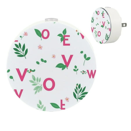 

YZUOUZY Lamp for Bedroom LED Lamp Bedside Lamps Set of 2 Flowers Doodle Letters