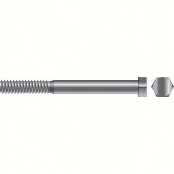 SeaChoice 01609; 1/4-20 X 2-1/2 Hex Cap 316 Stainless Steel 25Bg