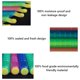 thumbnail image 3 of Greeniant Paquete de 16 varillas selladoras, bolsas de virutas multicolores, mano de obra, accesorios para el hogar, Clips de sellado, suministros de Kits de desorden para acampar Greeniant OD013798-00, 3 of 6