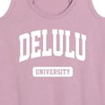 thumbnail image 3 of Instant Message - Delulu University - Women's Racerback Tank Top, 3 of 6