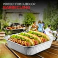 thumbnail image 6 of Aluminum Pans 8x8 Disposable Foil Pans (20 Pack) - 8 Inch Square Pans - Tin Foil Pans Great for Cooking, Heating, Storing, Prepping Food, 6 of 7