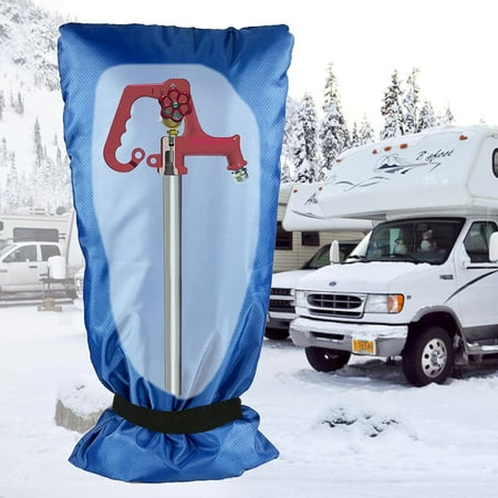 Outdoor Faucet Cover Socks 25”H x 13”W for Winter Freeze Protection, Outdoor Tap Cover, Large Faucet Covers for Outside, Reusable Yard Spigot Cover, Antifreeze Long Water Insulated - 1 Piece