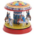 thumbnail image 2 of Carrusel De Juguete De Cuerda, Carrusel De Caballo, Juguetes De Cuerda, Operación Simple Retro Para Regalo De Cumpleaños, 2 of 7