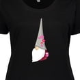 thumbnail image 4 of Inktastic Spring Gnome, Cute Gnome, Garden Gnome, Flowers Women's Plus Size T-Shirt, 4 of 5