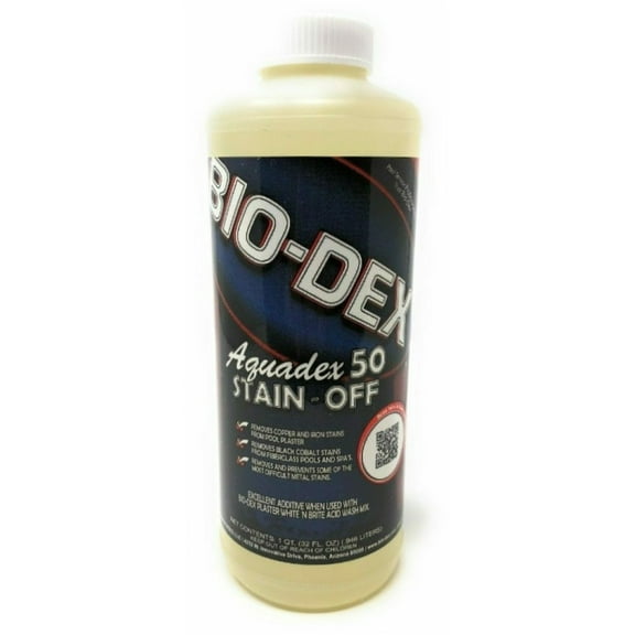 Bio-Dex Laboratories ADQ50 1 AT Aquadex 50 Stain off Pool & Spa Stain Remover